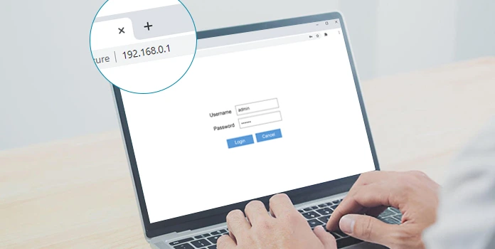 Log In through the IP Address